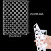 12Pcs Geometric Stencils Hollow Painting Stencils Plastic Drawing Template Stencils Reusable Art Templates DIY Crafts Stencil for Card Scrapbooking Painting on Wood Wall Floor Home Decor 8.3x11.4inch - Vintage Revival Design Co