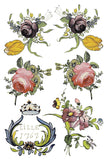 FAIRYTALE FLORALS - IOD TRANSFER 8x12 PAD™ - Vintage Revival Design Co