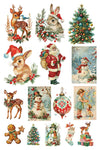 Kitschy Christmas - IOD TRANSFER 8x12 PAD™ - Vintage Revival Design Co