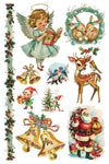 Kitschy Christmas - IOD TRANSFER 8x12 PAD™ - Vintage Revival Design Co