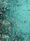 Roycycled Decoupage Paper - Teal Texture - Vintage Revival Design Co