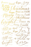 TINSEL - IOD GOLD FOIL TRANSFER 12x16 PAD™ - Vintage Revival Design Co