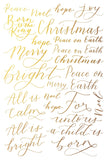 TINSEL - IOD GOLD FOIL TRANSFER 12x16 PAD™ - Vintage Revival Design Co