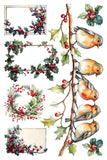 Yuletide - IOD TRANSFER 8x12 PAD™ - Vintage Revival Design Co