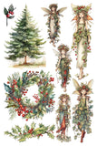 Yuletide - IOD TRANSFER 8x12 PAD™ - Vintage Revival Design Co