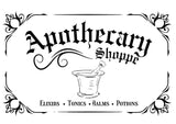 Apothecary - Roycycled Stencil - Vintage Revival Design Co