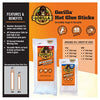 Gorilla Hot Glue Sticks, Full Size, 4" Long x .43" Diameter, 45 Count, Clear, (Pack of 1) - Vintage Revival Design Co