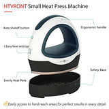 HTVRONT Heat Press Small Heat Press Machine for T Shirts, Small Heat Press Iron Press for Heating Transfer(Dark Green) - Vintage Revival Design Co