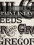 IOD Paint Inlay Gregory's Catalogue - Vintage Revival Design Co