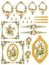 Iron Orchid Designs Paint Inlay - Petite Fleur PINK - Vintage Revival Design Co