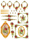 Iron Orchid Designs Paint Inlay - Petite Fleur Red - Vintage Revival Design Co