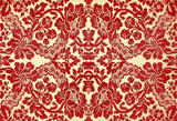 Roycycled Decoupage Paper - Red Demask - Vintage Revival Design Co