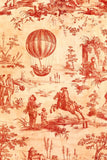Roycycled Decoupage Paper - Red Toile - Vintage Revival Design Co