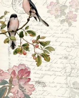 Roycycled Decoupage Paper - Spring Bird - Vintage Revival Design Co