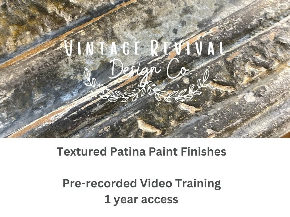 How to Paint a Patina Finish with Chalk Paints