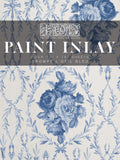 Trompe L'oeil Bleu - IOD Paint Inlay - Vintage Revival Design Co