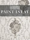 Trompe L'oeil Laurel - IOD Paint Inlay - Vintage Revival Design Co