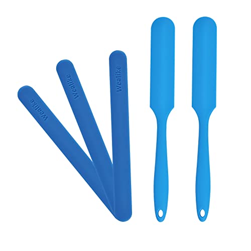 Blue Color Silicone Stirring Sticks Resin Tool Kit Reusable - Temu
