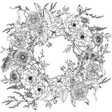 Winter's Song Wreath 12 x 16 Pad Decor Transfer™ - Vintage Revival Design Co
