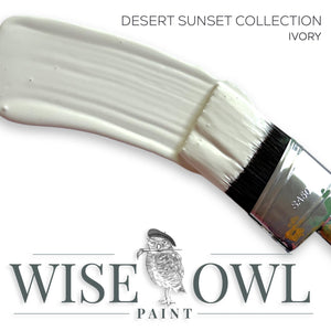Wise Owl Chalk Synthesis Paint - Ivory - Vintage Revival Design Co
