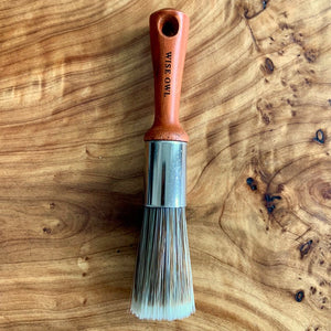 Wise Owl Premium Paint Brushes - 1" Round Brush - Vintage Revival Design Co