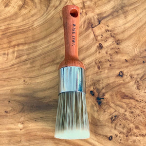 Wise Owl Premium Paint Brushes - 1.5" Round Brush - Vintage Revival Design Co